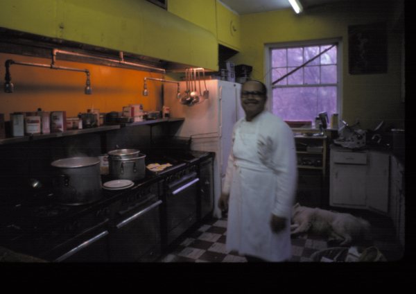 Dolly in kitchen 1978